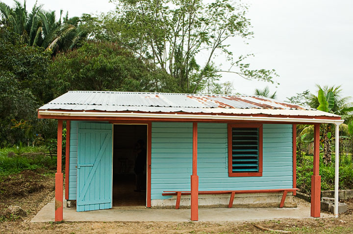 LagunaClinic_2471.jpg - The new clinic in Laguna. On this day it was to be officially turned over to the local administration. Our guides had all assisted in its completion.